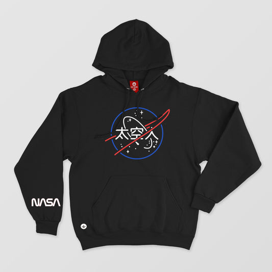 Polerón hoodie NASA Japan negro