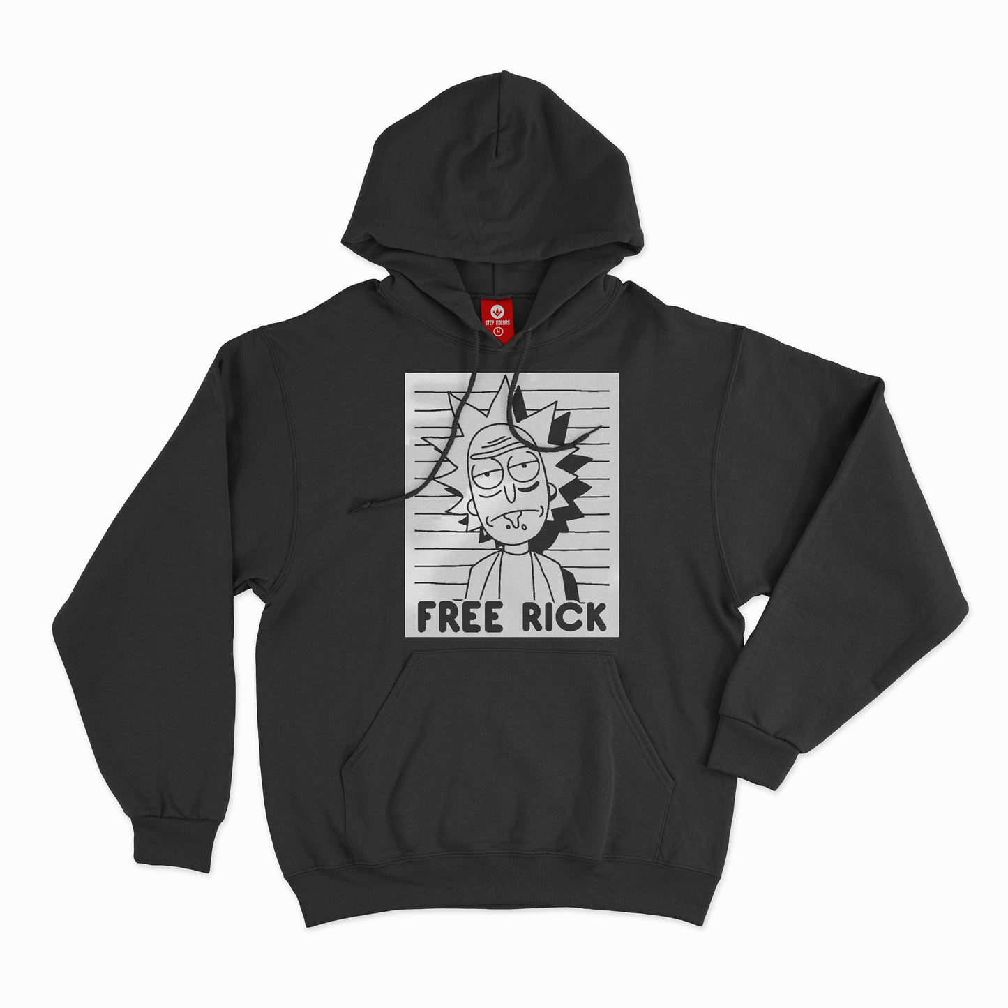 Polerón hoodie Free Rick negro